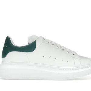 Alexander McQueen White and Green Sneakers